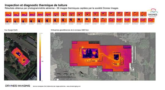 Inspection thermique de toiture