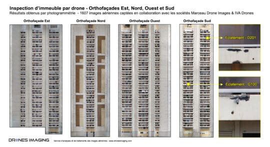 Inspection d'immeuble par drone