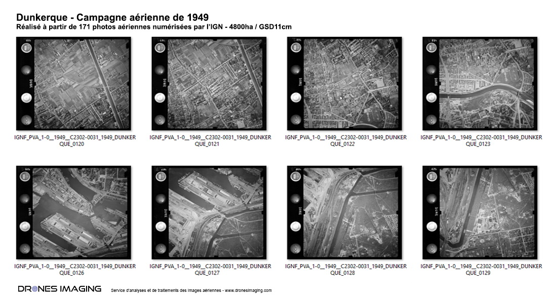 Photos argentiques de Dunkerque en 1949