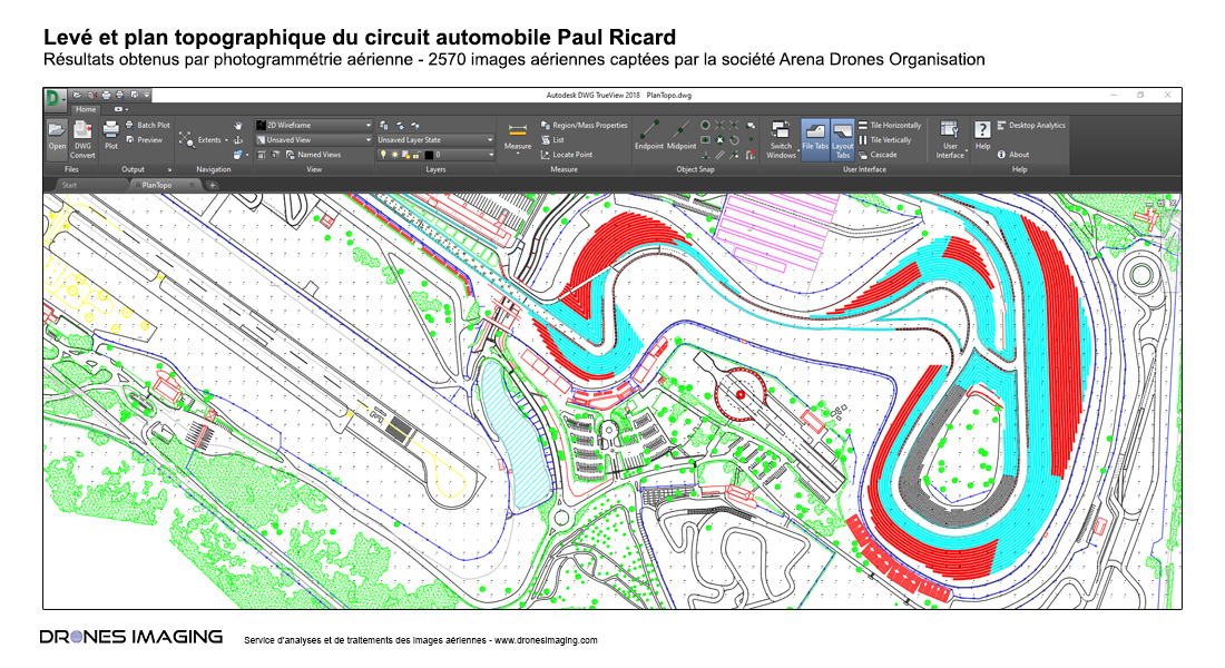 Survey map Paul Ricard