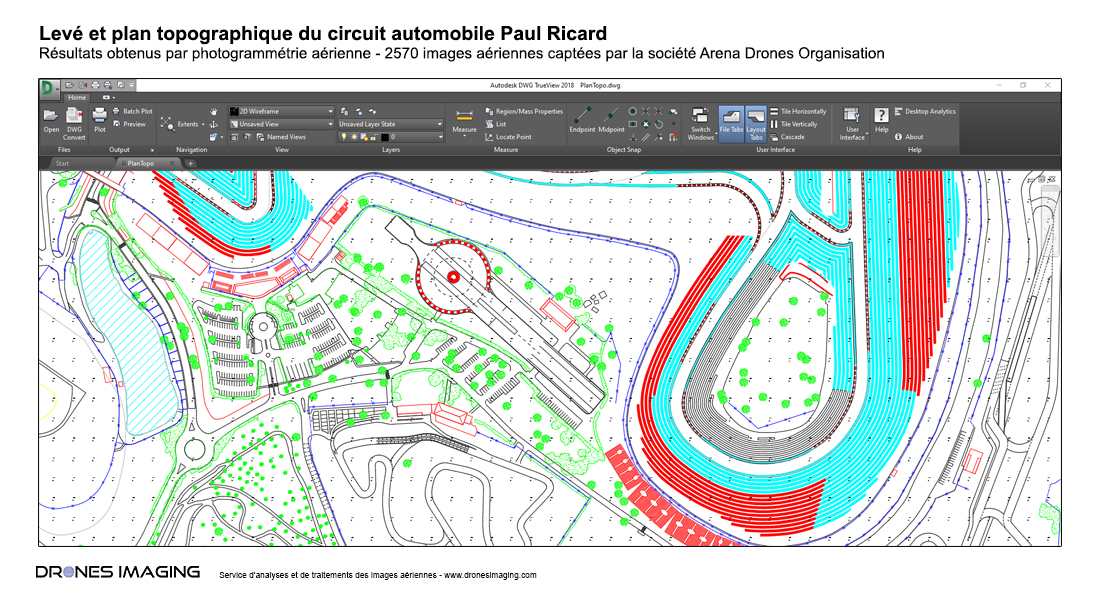 Plan réglementaire circuit Paul Ricard