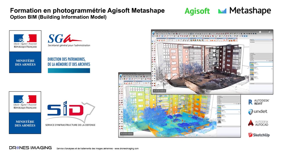 Training in photogrammetry BIM option