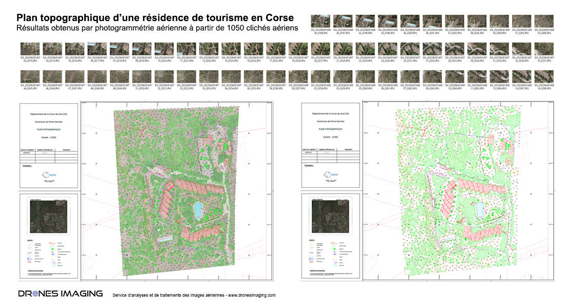 Plan topographique autocad