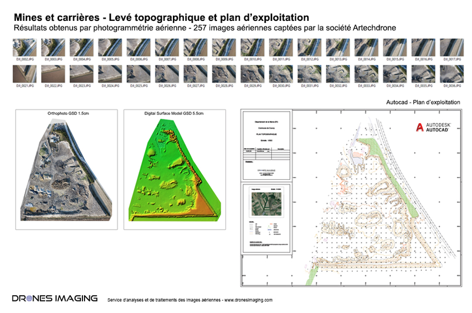 Aerial images processing